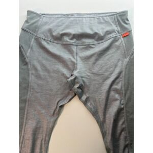 Nike Women's Leggings Sz 2X Grey Dri-Fit Athletic Yoga Workout W38 L27 See Pics